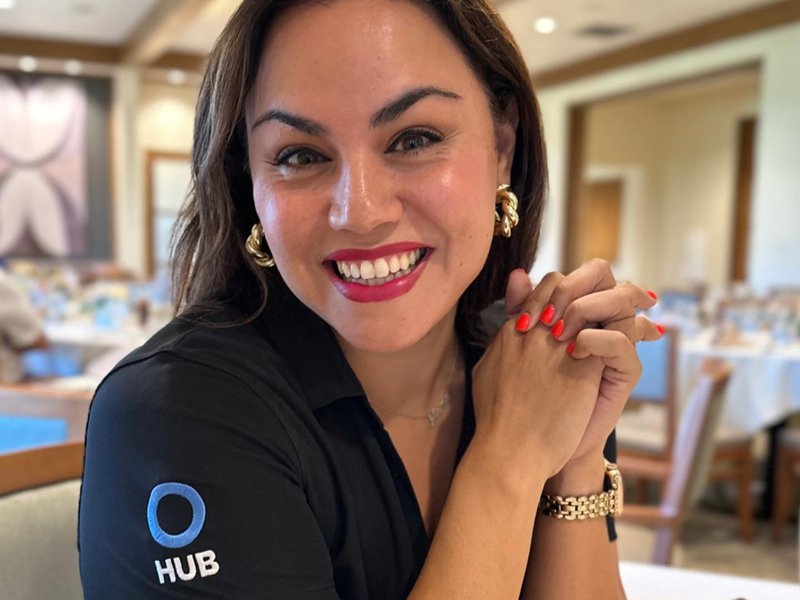 Jessica Villarreal at a client lunch